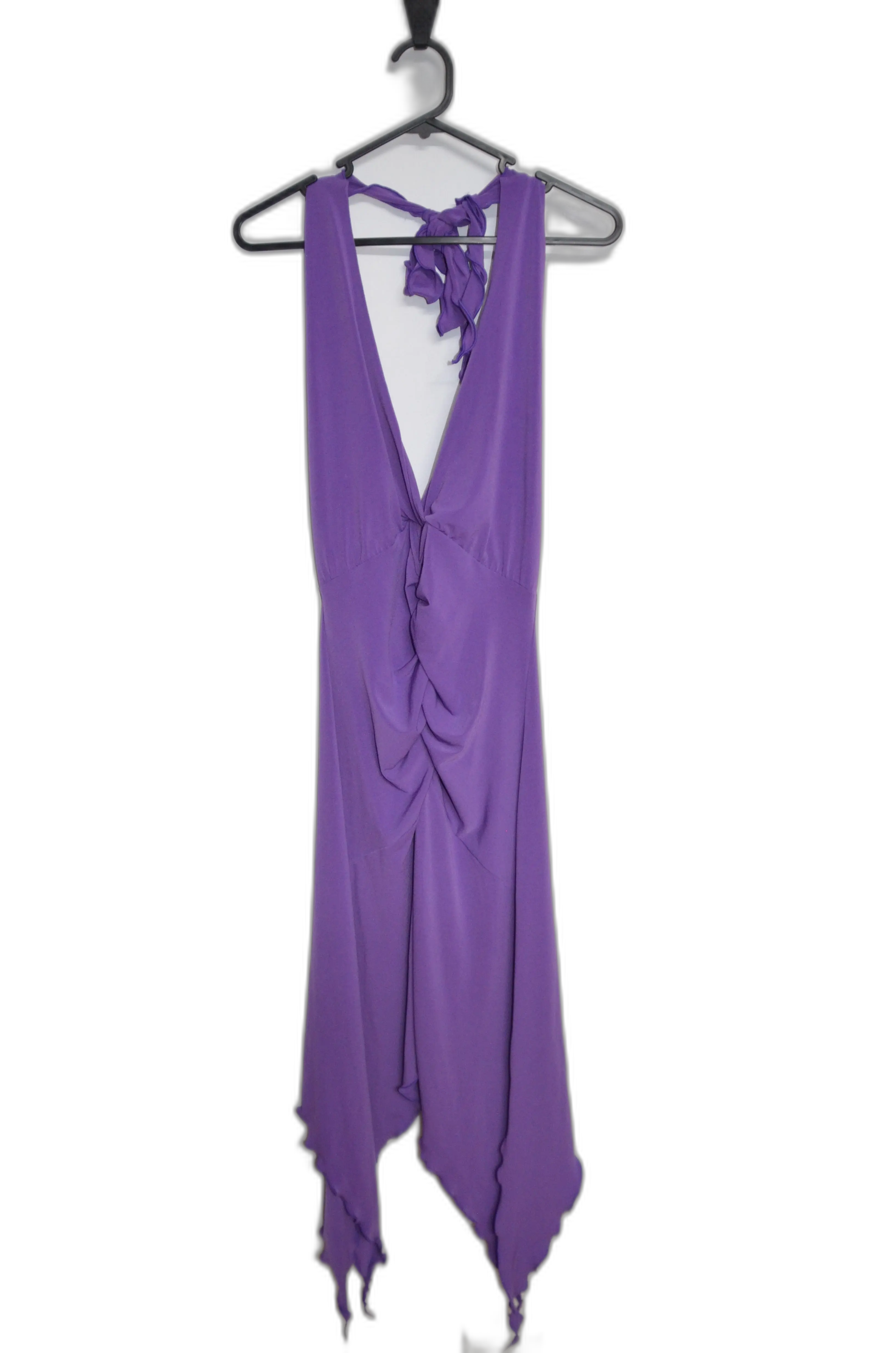 Quba womens Purple Sleeveless Dress