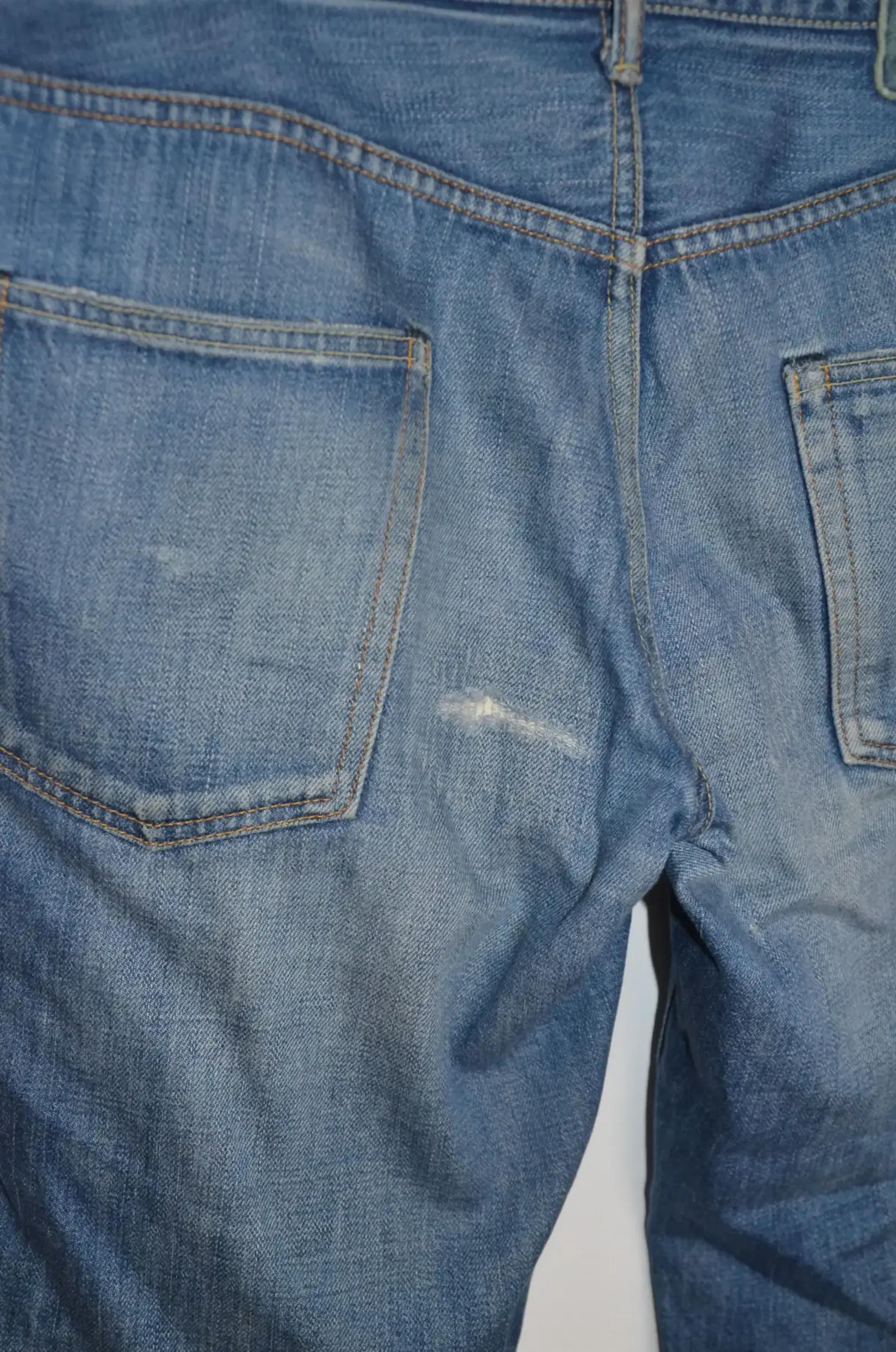 visvim mens Blue Jeans thumbnail 8