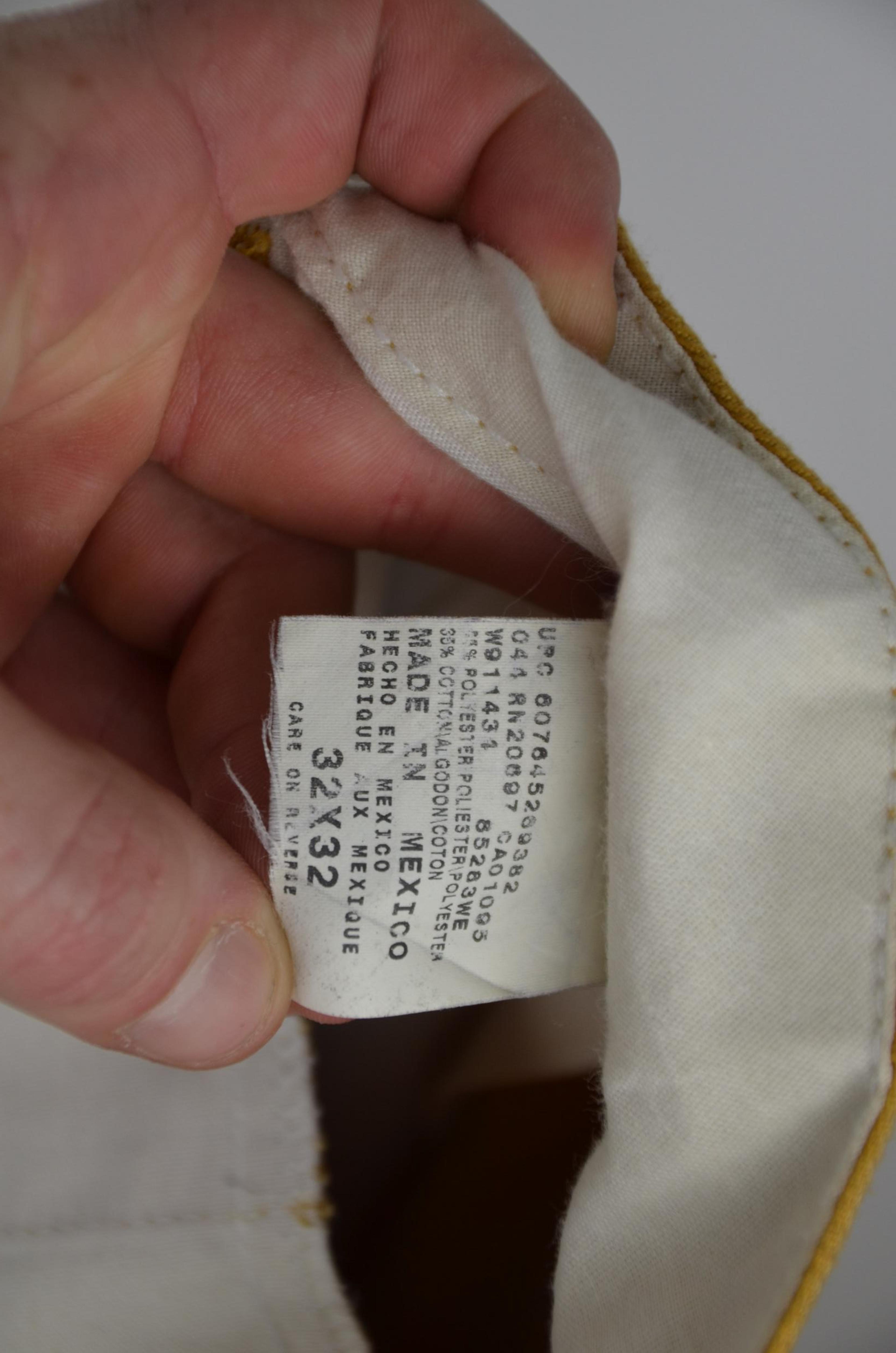 Levi's mens Yellow Dungarees thumbnail 5