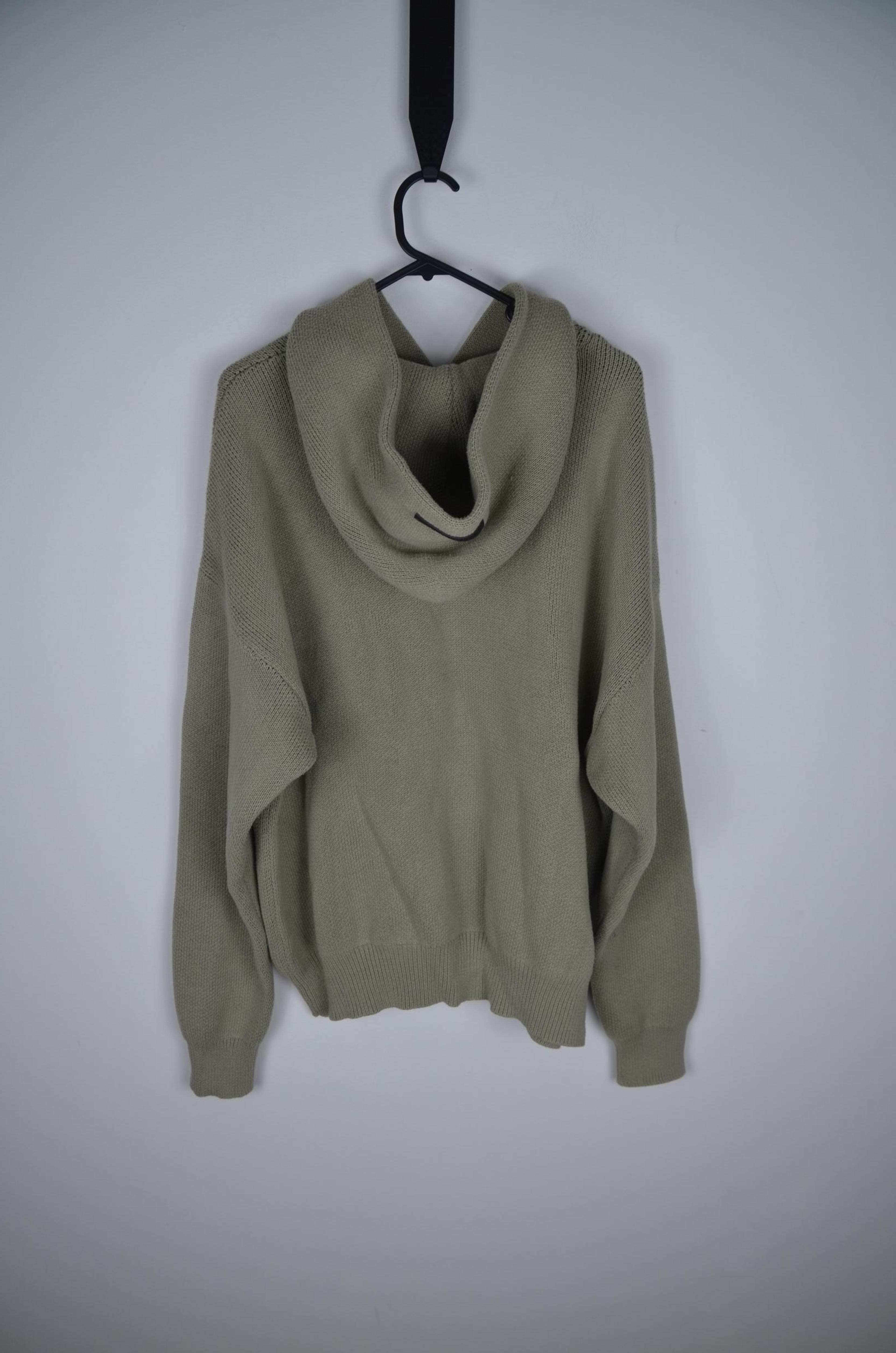 Essentials Fear of God Beige Green Hoodie thumbnail 2