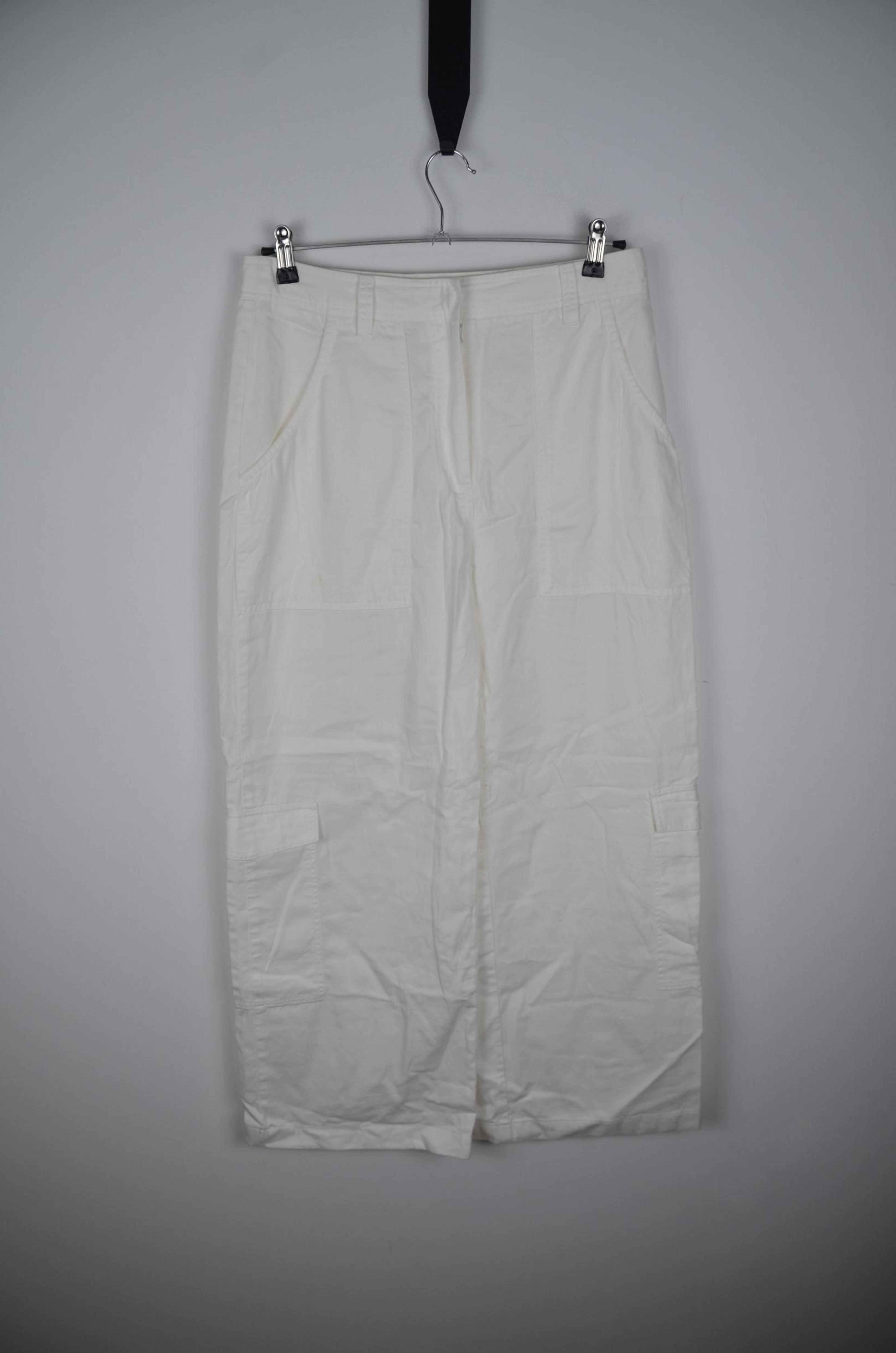 Venroy Mens White Cargo Pants