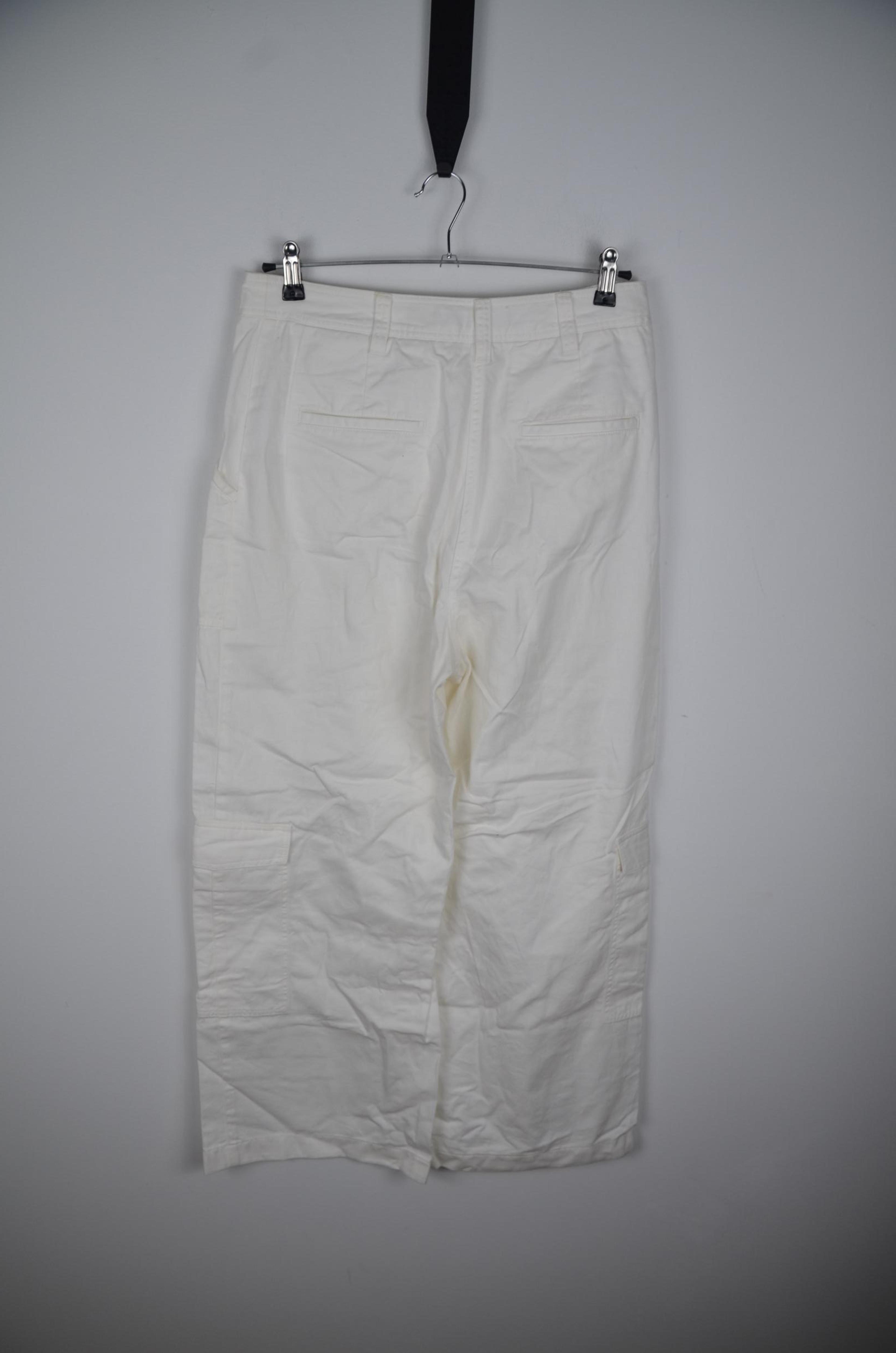 Venroy Mens White Cargo Pants thumbnail 2