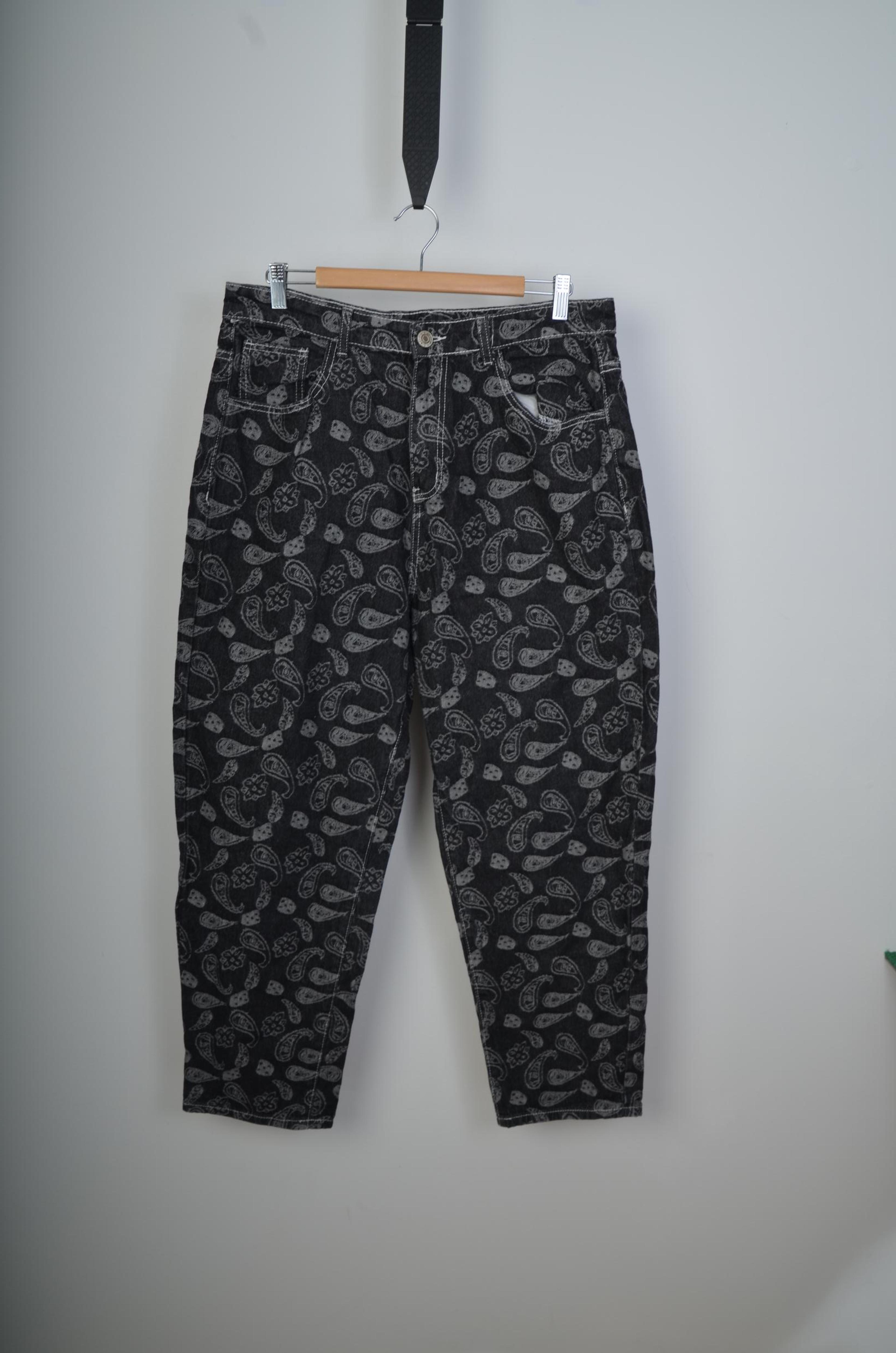 Ewtusfan Mens Black Jeans