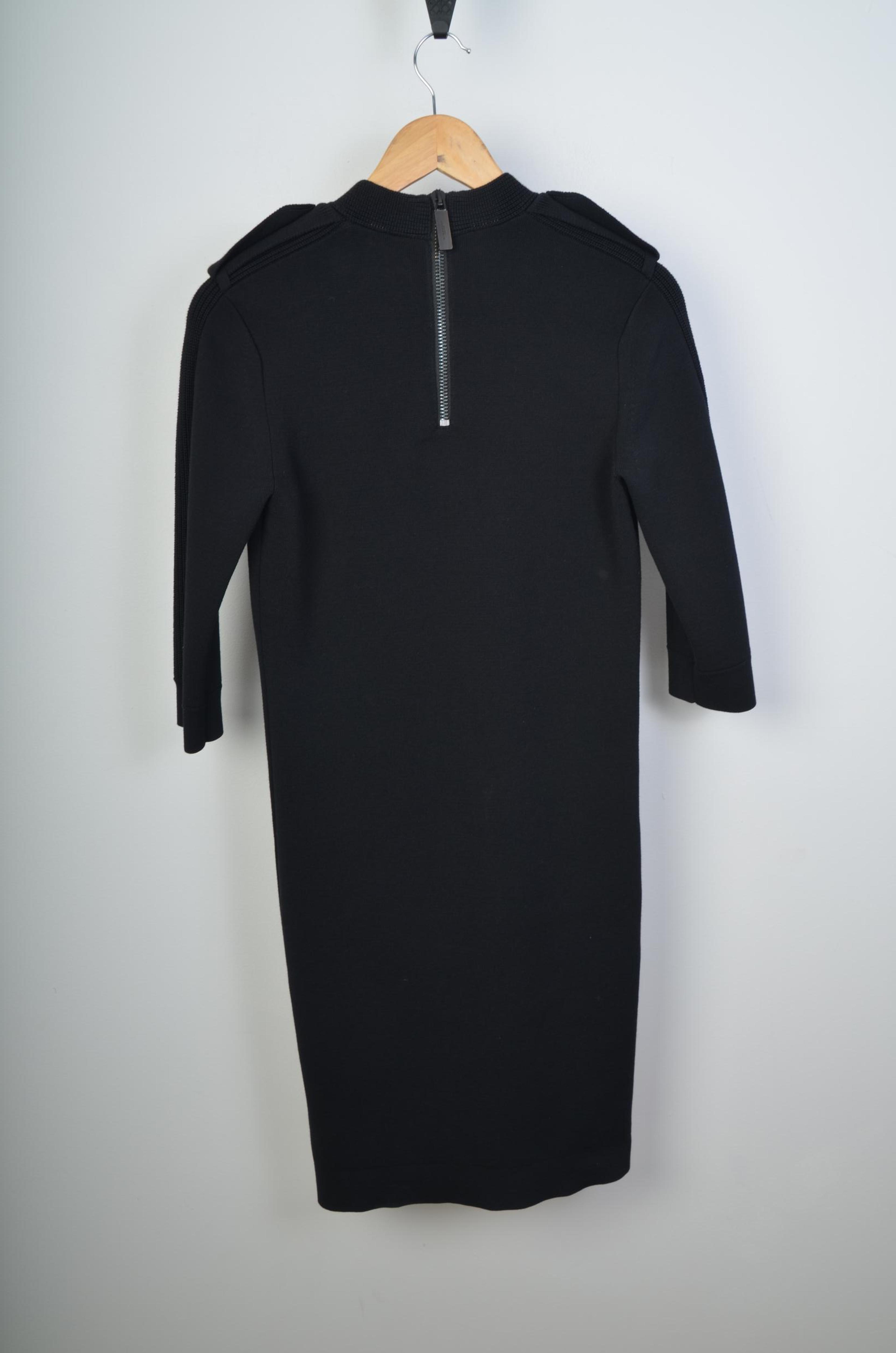 Burberry Womens Black Midi Dress thumbnail 2