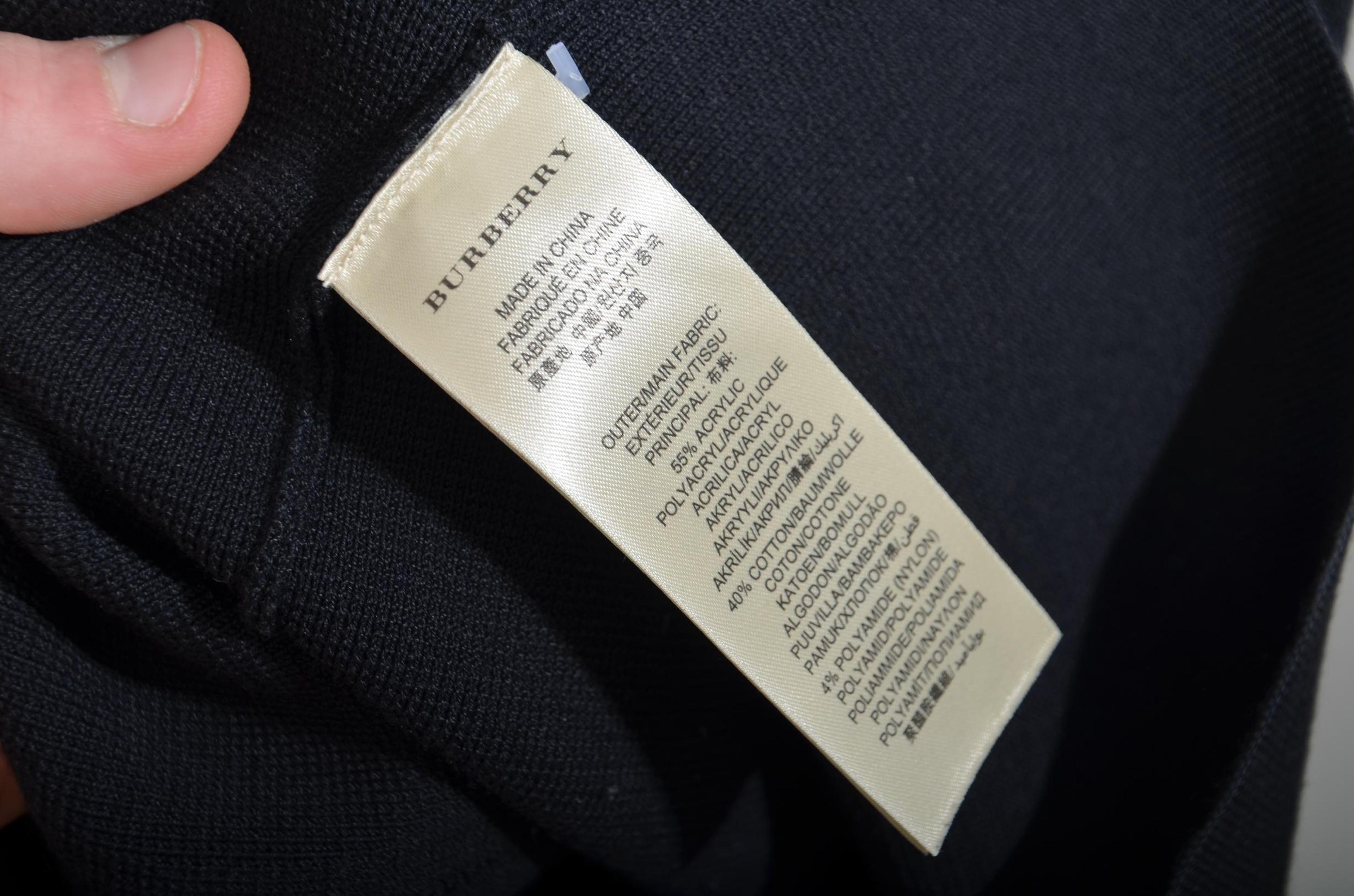 Burberry Womens Black Midi Dress thumbnail 8