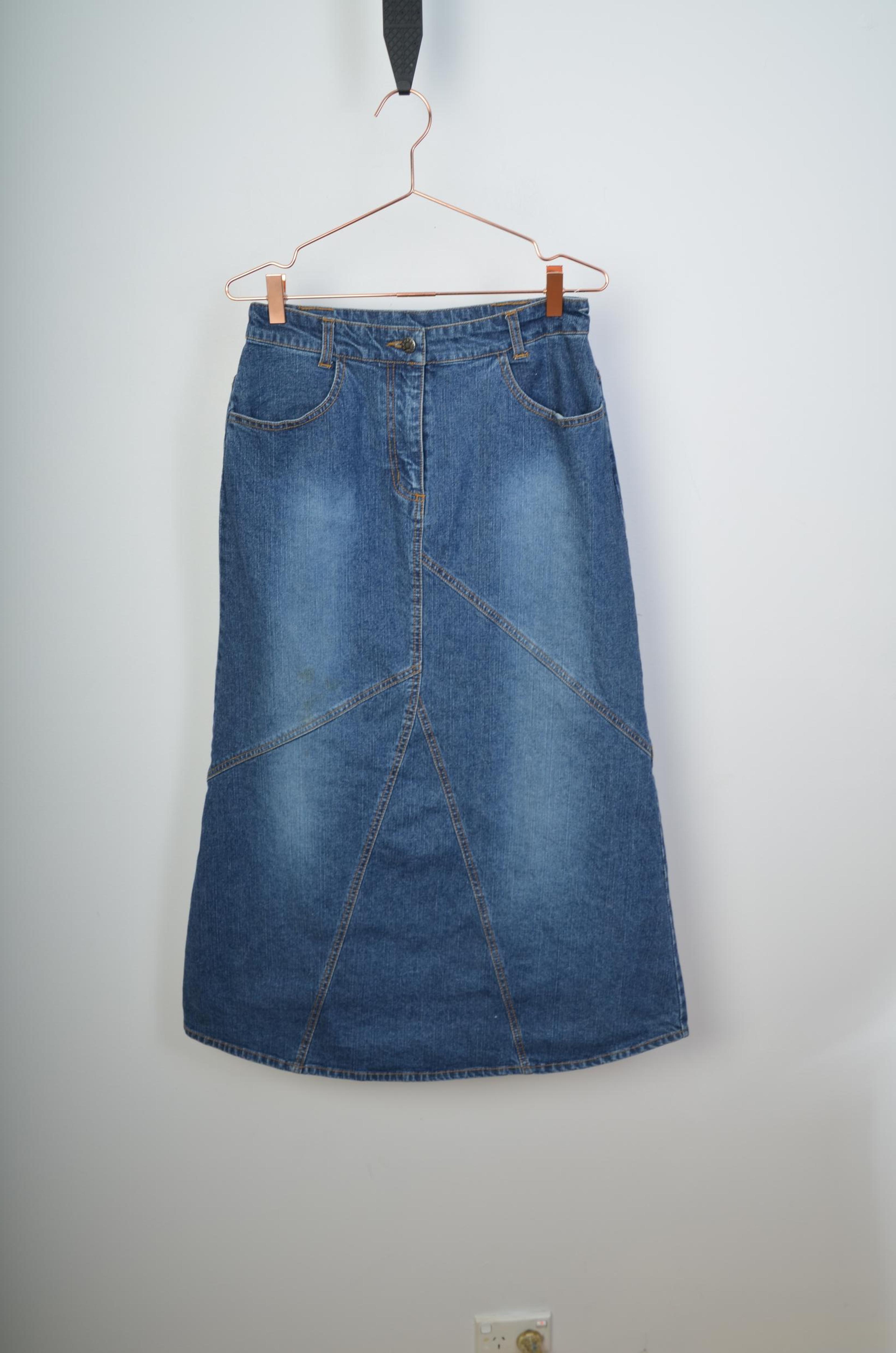 Vintage Womens Denim Skirt