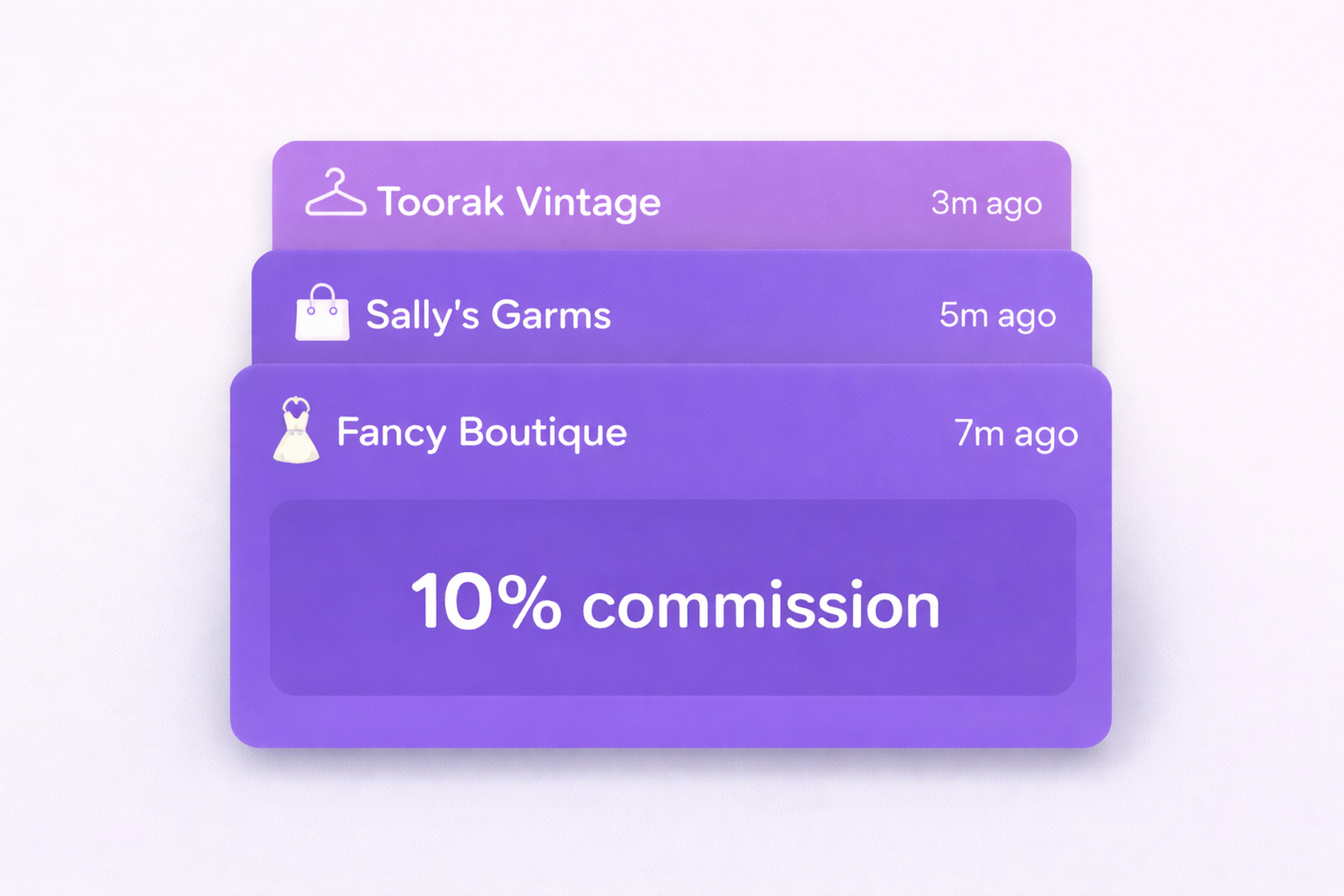 Choosing a reseller offer and commission rate